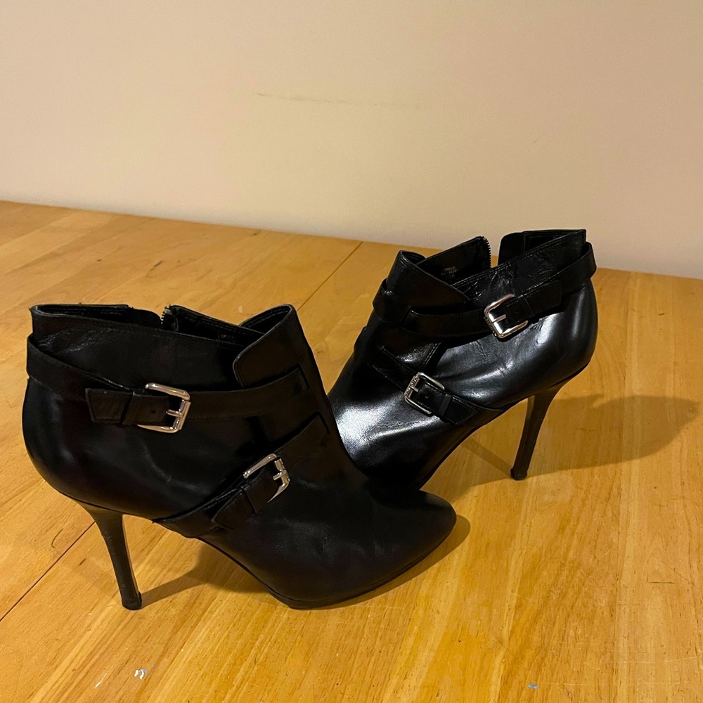 Ralph Lauren black booties size 10